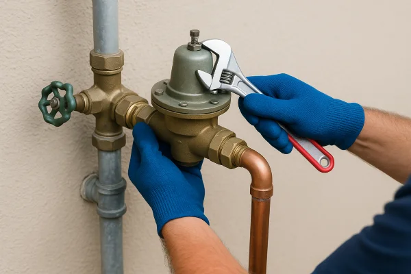 a leaking sink pipe with some tools on the floor from Emergency Plumber Round Rock in Round Rock, TX - Clogged Toilet Clearing
