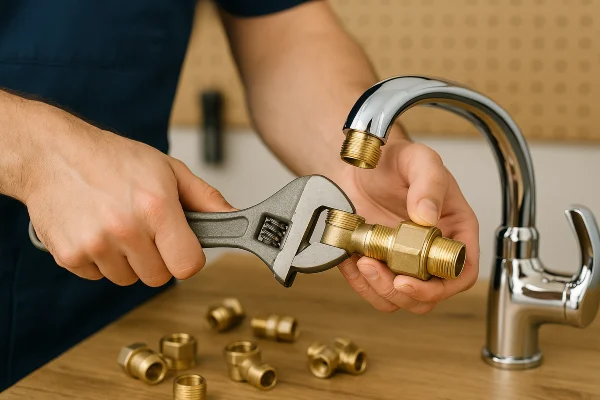a male plumber installing a toilet from Emergency Plumber Round Rock in Round Rock, TX a male plumber installing a toilet from Emergency Plumber Round Rock in Round Rock, TX
